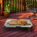 Daretocare Elevated Pet Bed, Gray - 36 x 29.75 x 7 in. DA3238860